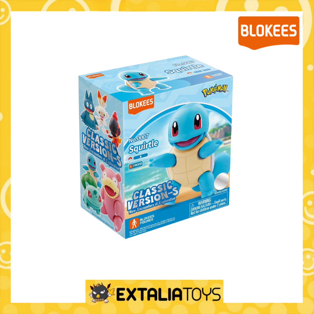 (READY) Blokees Figures - Pokémon Classic Version CV-S - Squirtle (READY) Blokees Figures - Pokémon Classic Version CV-S - Squirtle